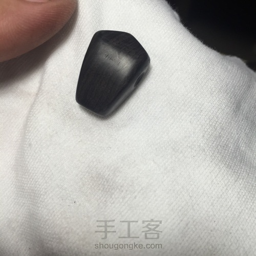 紫光檀佛头三通 第11步