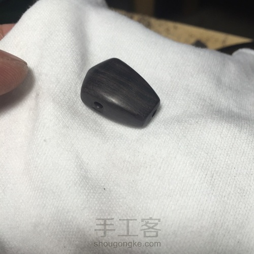 紫光檀佛头三通 第10步