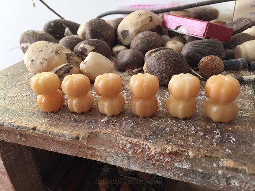 曾氏雕刻——风化菩提根南瓜手串 第10步