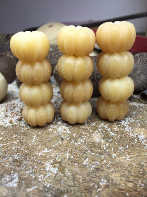 曾氏雕刻——风化菩提根南瓜手串 第13步