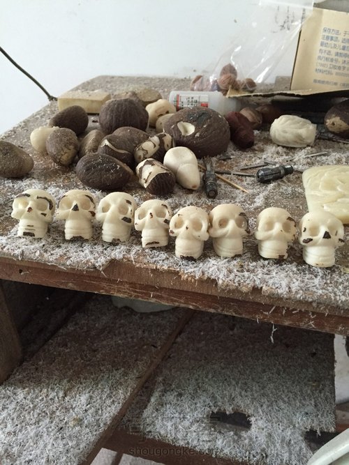 象牙果——骷髅头 第3步