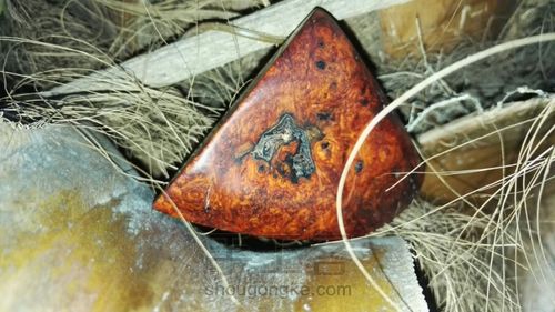 大红酸枝瘤花手把件 第5步