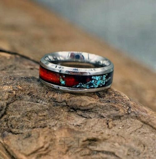 美观牢靠舒适的金属木玉石戒指吊坠 第17步