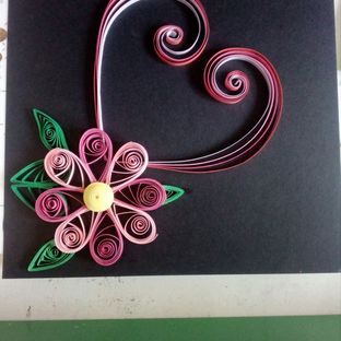 做简单的衍纸画