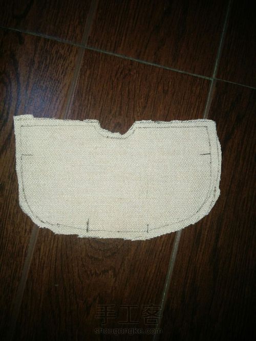 自制蝙蝠袖外套 第5步