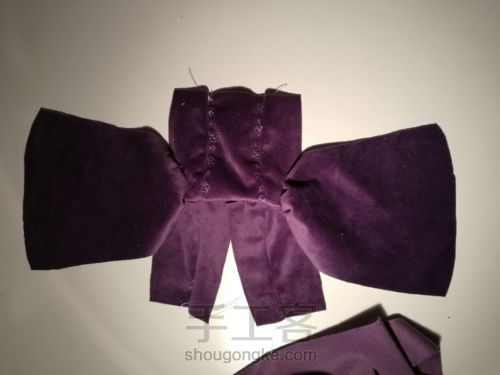 紫鸢尾丝绒娃衣 第12步