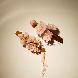 春光不换美貌樱花发夹