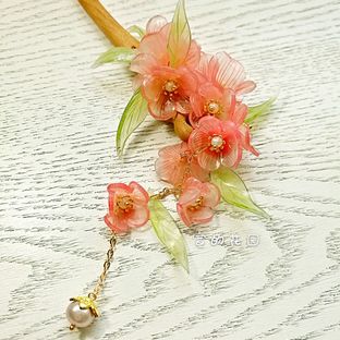花朝节桃花发簪