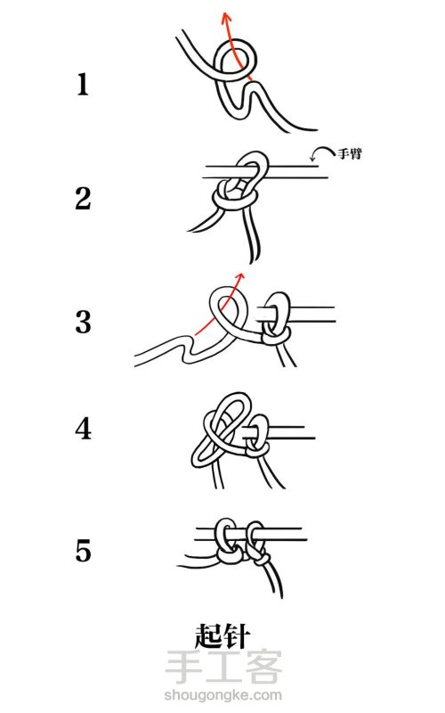 真“纯手织”围巾（转） 第7步