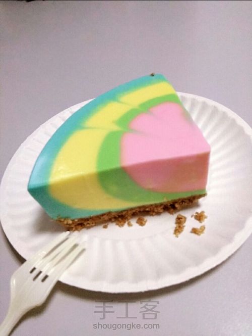 彩虹冻芝士蛋糕 第9步