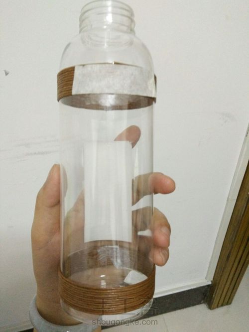 纸藤花器 第1步