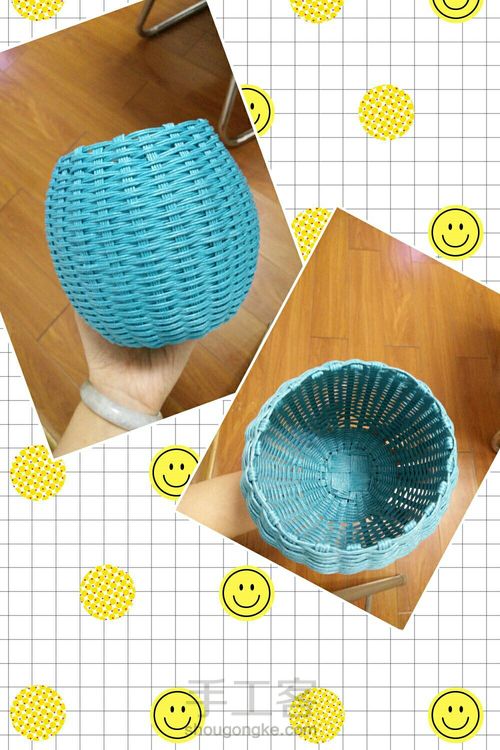 小怪兽置物篮 第4步