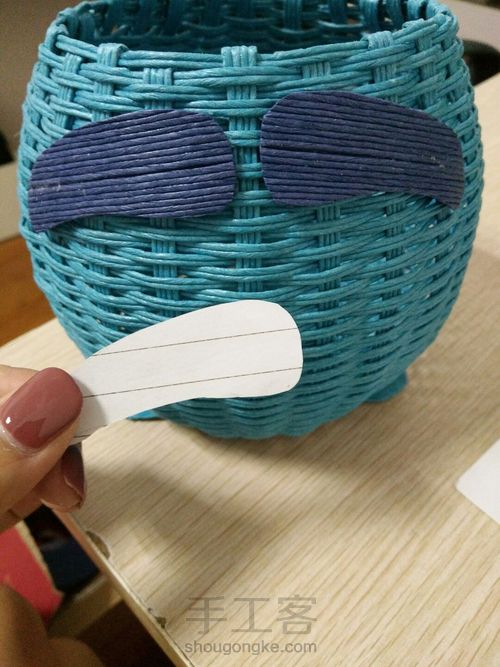 小怪兽置物篮 第5步