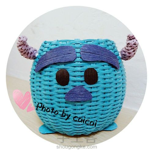 小怪兽置物篮 第8步