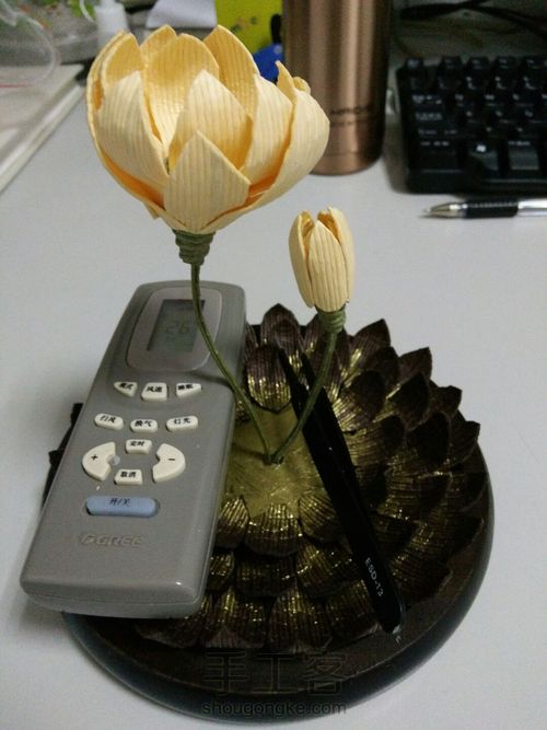 香器~~~莲花灯 第7步