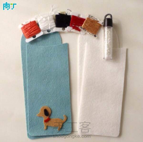 不织布简易眼镜袋（已转载） 第3步