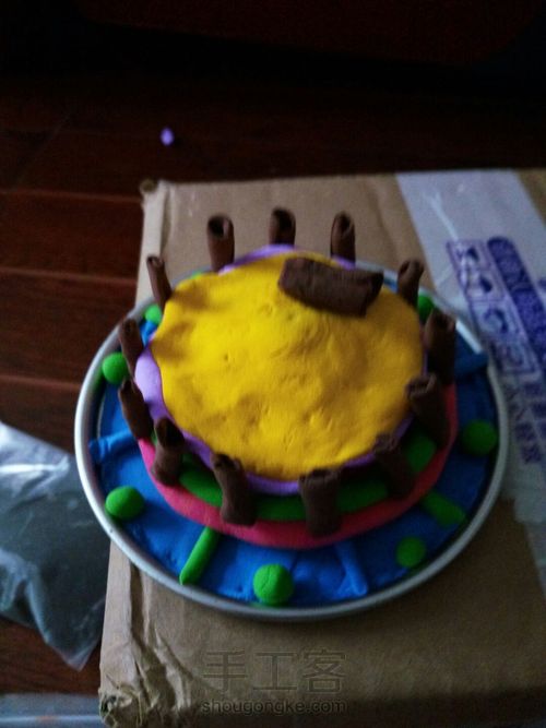 粘土蛋糕 第9步