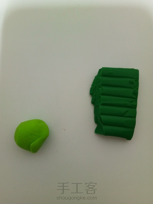 月季花平面软陶制作 第2步