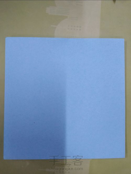 圣诞树折纸（简单） 第1步