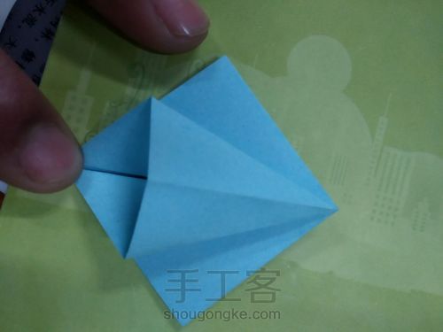 圣诞树折纸（简单） 第7步