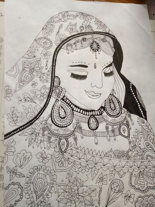 印度女孩👧 第2步