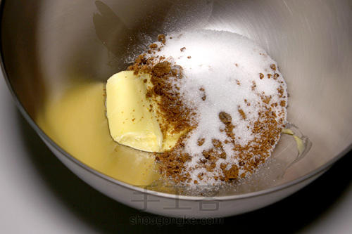 完美口感的香蕉巧克力麦芬 第4步