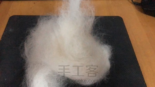 (原创)薅狗毛,送给狗一只小兔子 第2步