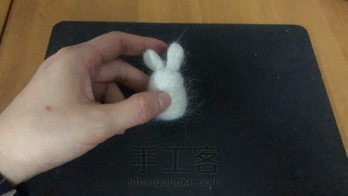 (原创)薅狗毛,送给狗一只小兔子 第6步