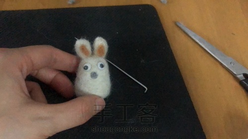 (原创)薅狗毛,送给狗一只小兔子 第8步