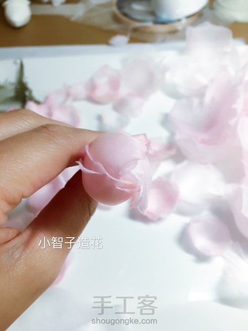 粉色浪漫玫瑰（烫花） 第4步