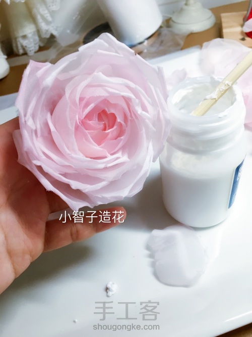 粉色浪漫玫瑰（烫花） 第6步