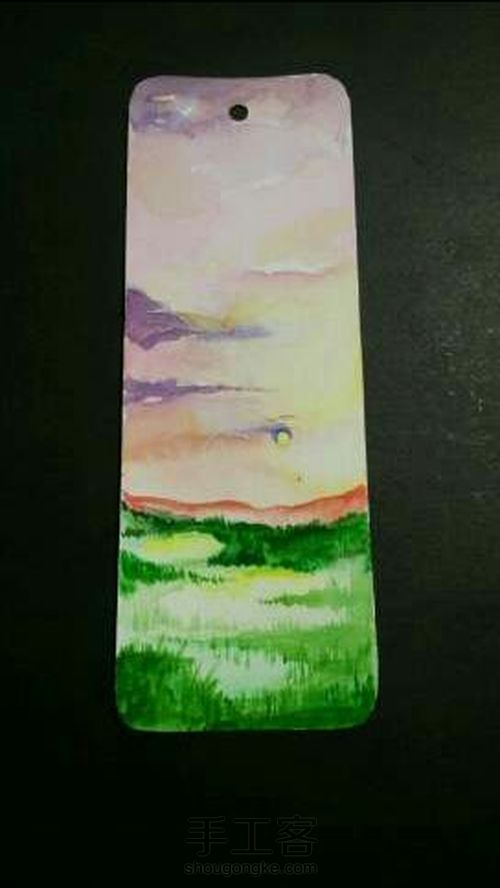 星空水彩 第7步