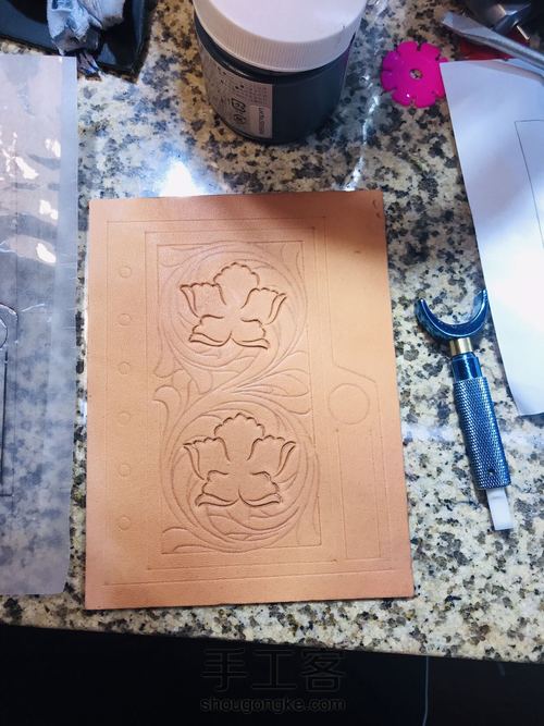 满雕笔记本记账本 第8步