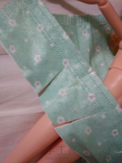 印花舞裙 第4步