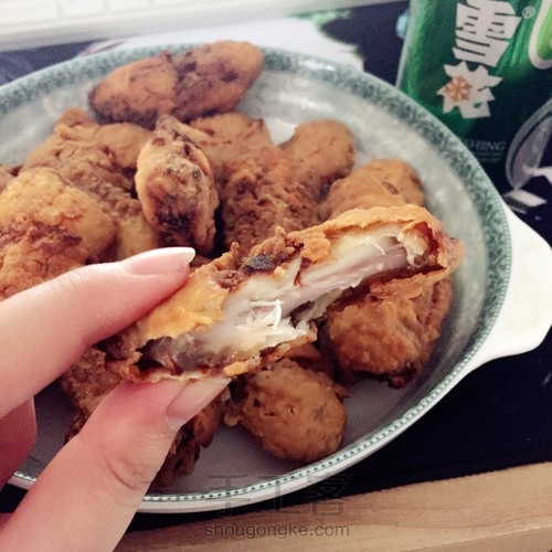 花：自己做炸鸡 第14步