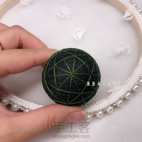 樱花手鞠球 第1步