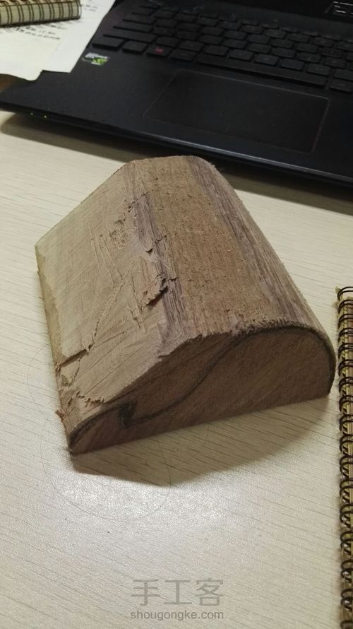 哒哒~黑胡桃木手机支架( ｰ̀εｰ́ ) 第4步