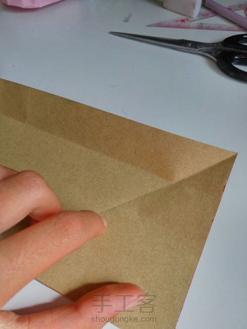 爱心纸盒 第7步
