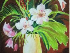 花卉——油画棒画