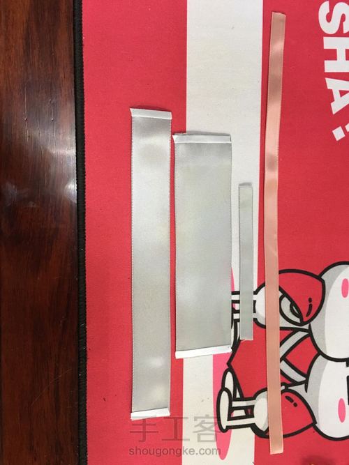 高贵气质蝴蝶结发圈 第1步