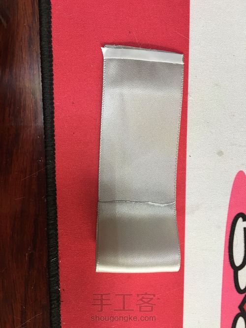 高贵气质蝴蝶结发圈 第2步