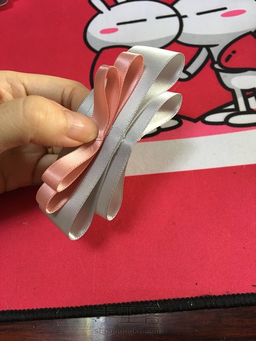 高贵气质蝴蝶结发圈 第9步