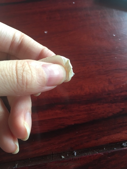 玫瑰花一字夹 第6步