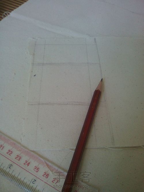 帆布迷你抱枕 第3步