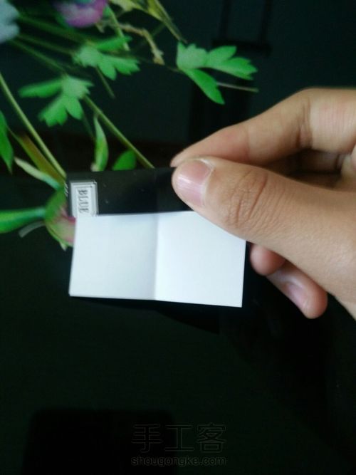 四叶草折法2 第2步