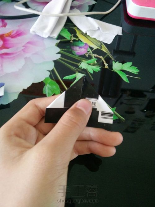 四叶草折法2 第3步