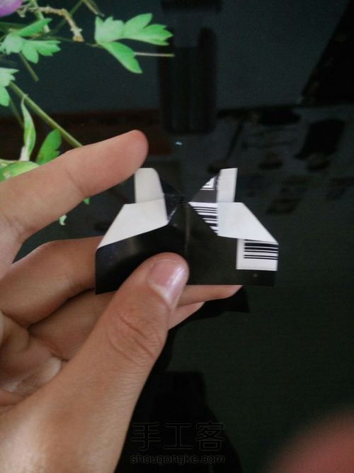 四叶草折法2 第5步