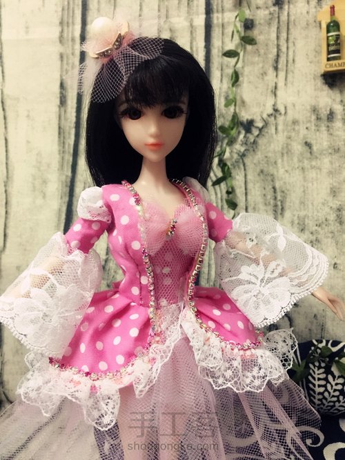 超粉嫩连衣裙 第11步