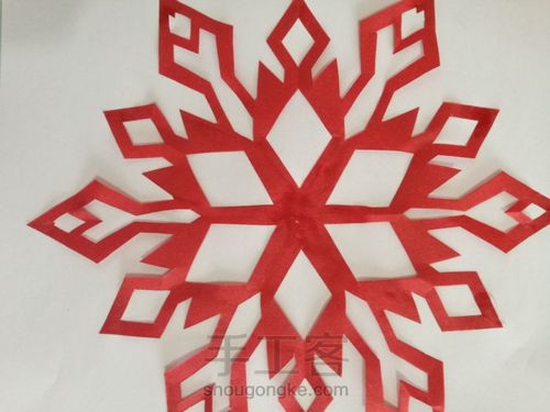 雪花剪纸 第3步