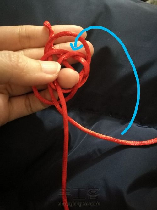纽扣结 第10步